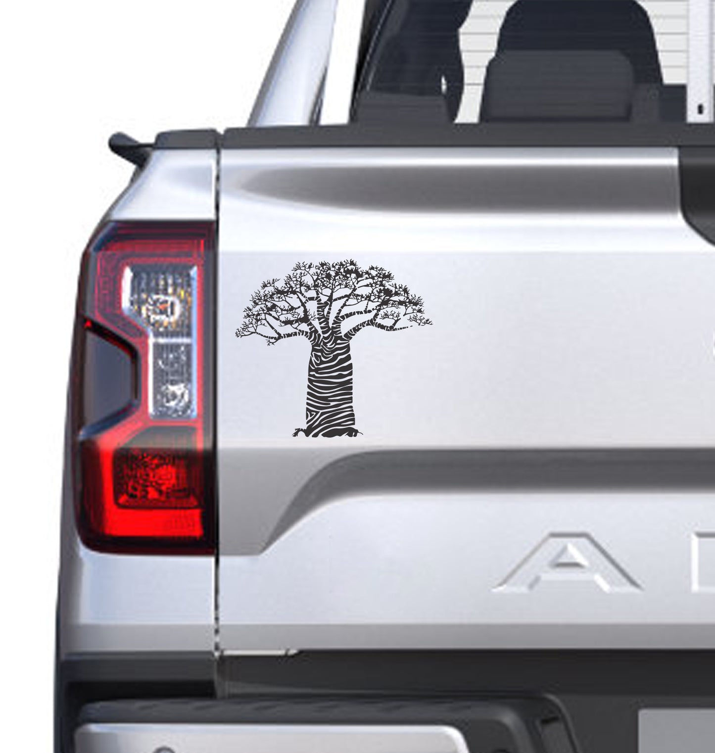 African Zebra Baobab Tree Boom V12 Car Wall Decal Sticker Art South Africa