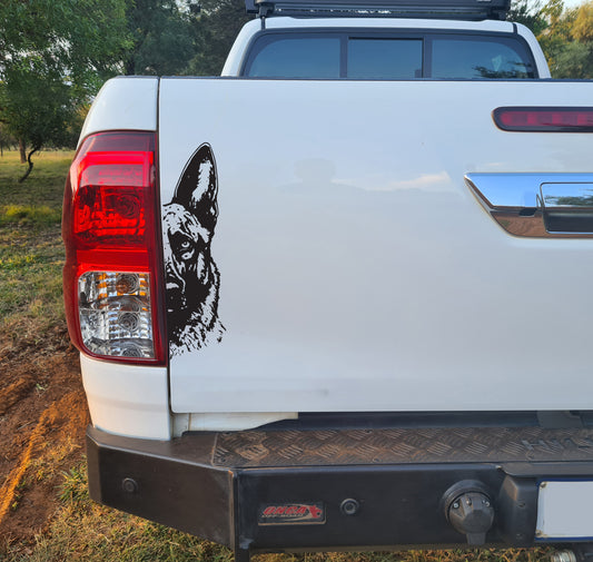 Belgian Malinois V2 Car Wall Decal Sticker Art South Africa