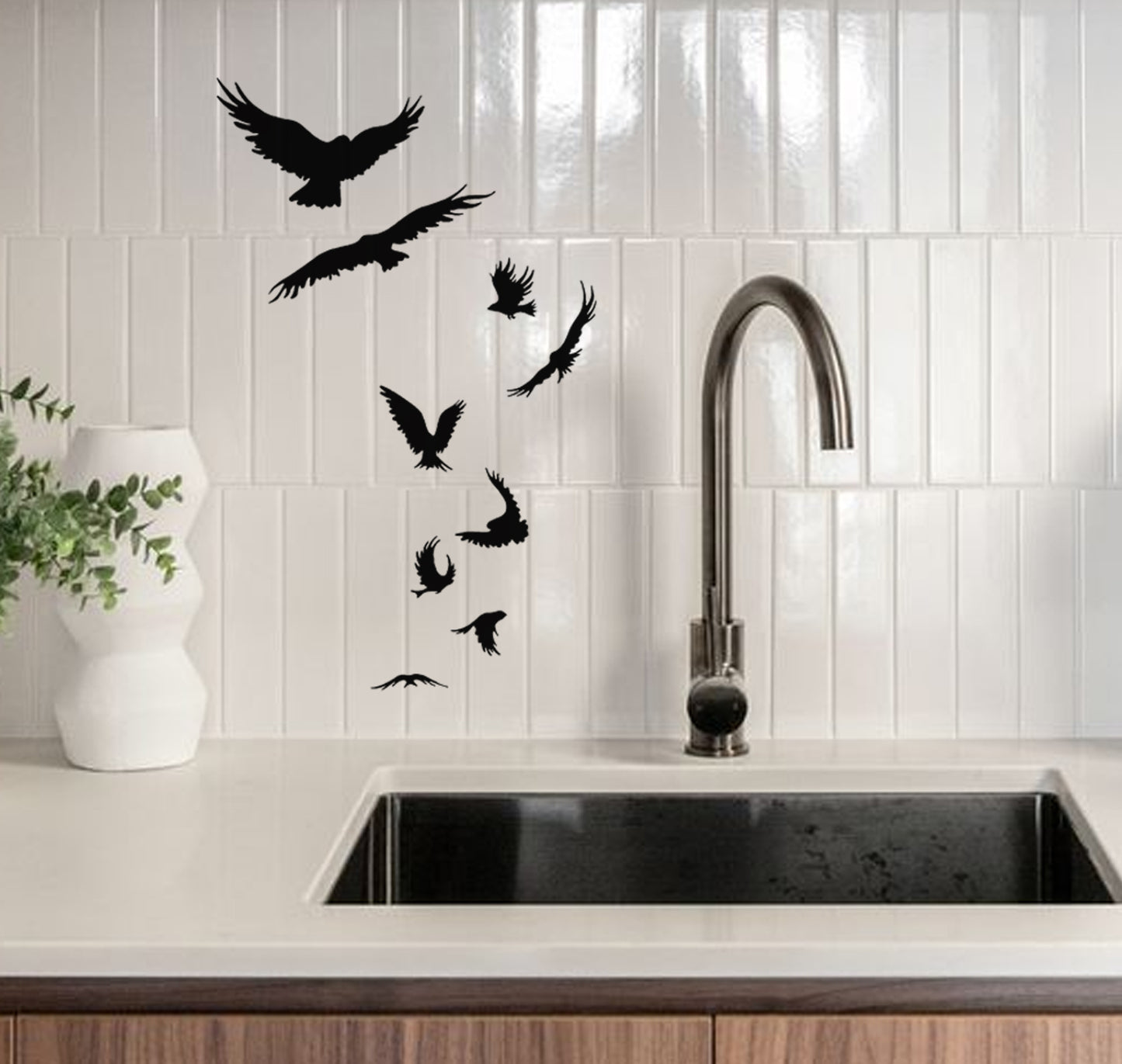 African Flying Birds Voëls Bakkie Car Wall Vinyl Decal Sticker Kuns SA