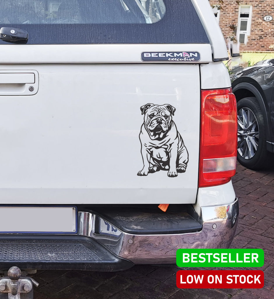 English Bull Dog Hond V1 Car Wall Decal Sticker Art South Africa Vinyl Stickers