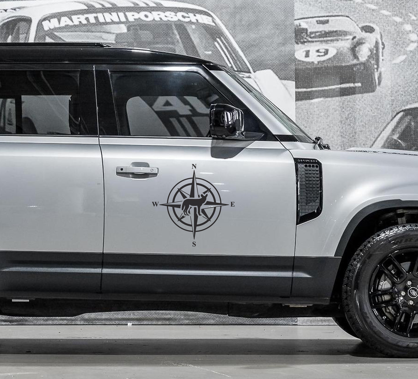 Land Rover Defender Wildog Compass SUV Accessories Vinyl Decal SA