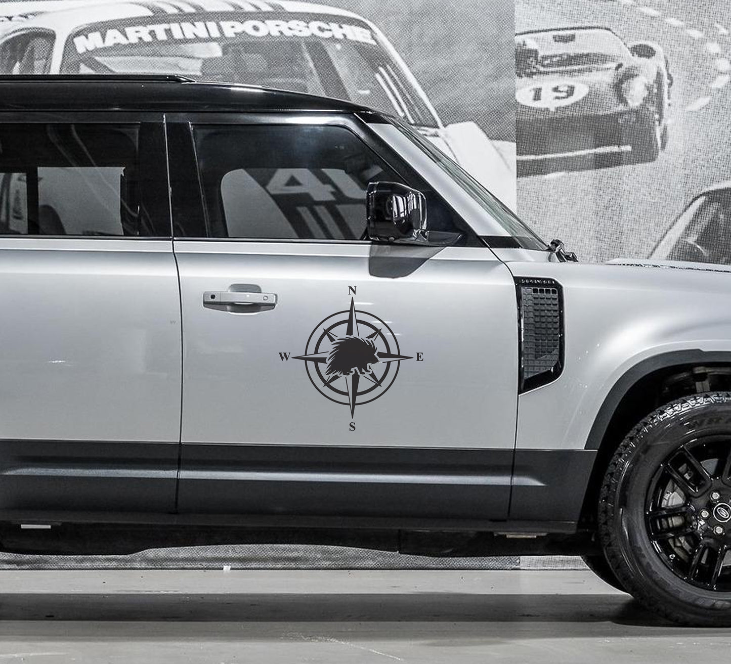 Land Rover Defender Ystervark Compass SUV Accessories Vinyl Decal SA