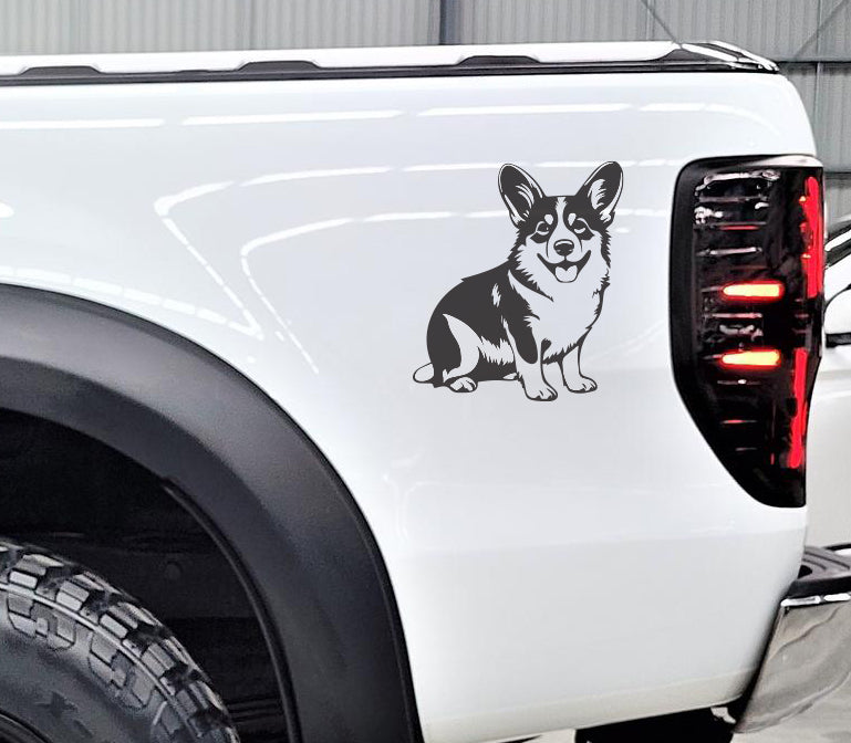 Welsh Corgi Dog Hond V2 Car Wall Decal Sticker Art South Africa