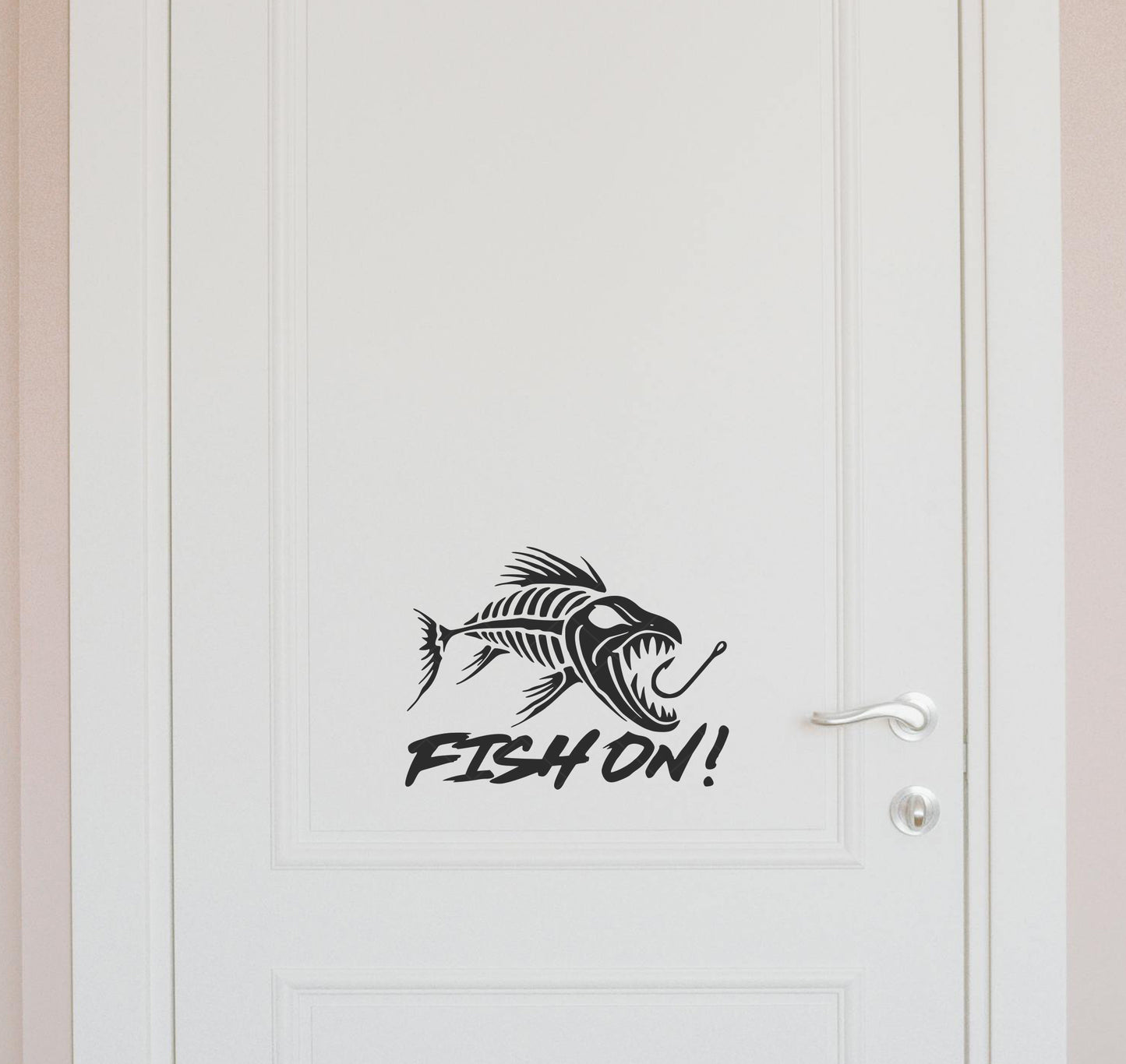 Fishing Visvang Boat Boot V19 Car Wall Decal Sticker Art South Africa