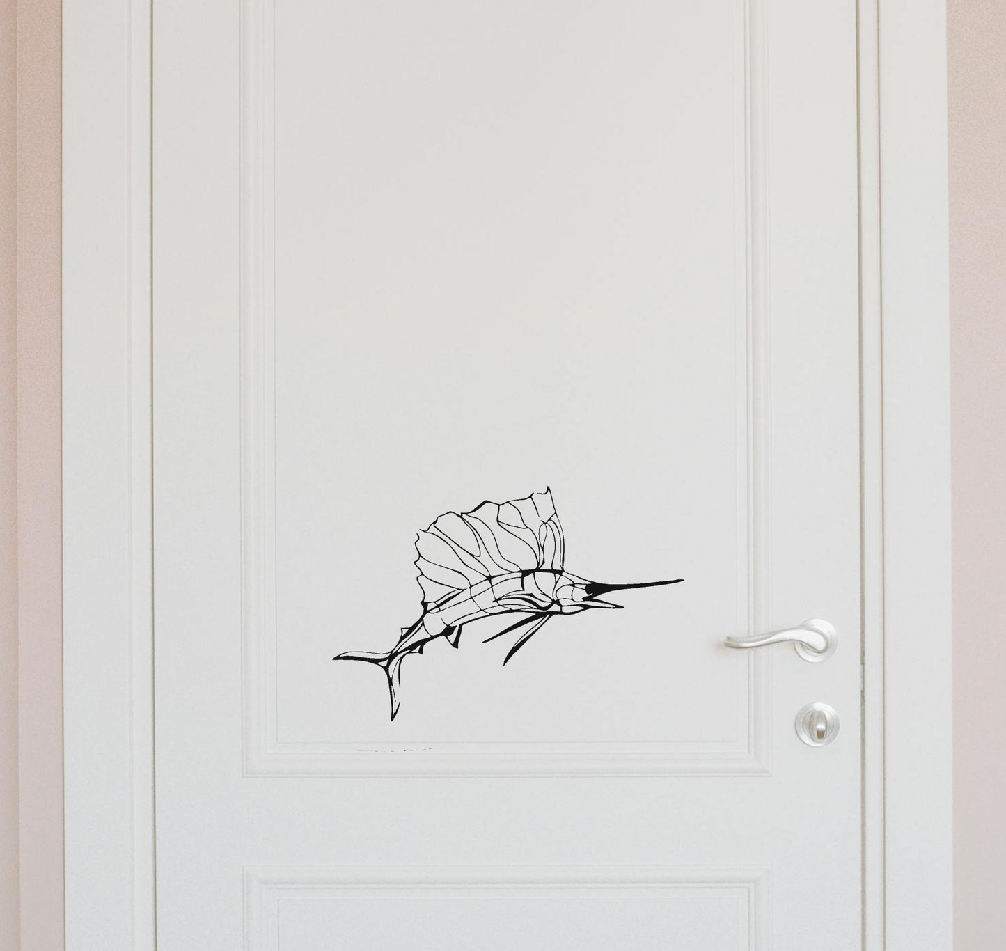 Fishing Visvang Boat Boot V26 Car Wall Decal Sticker Art South Africa