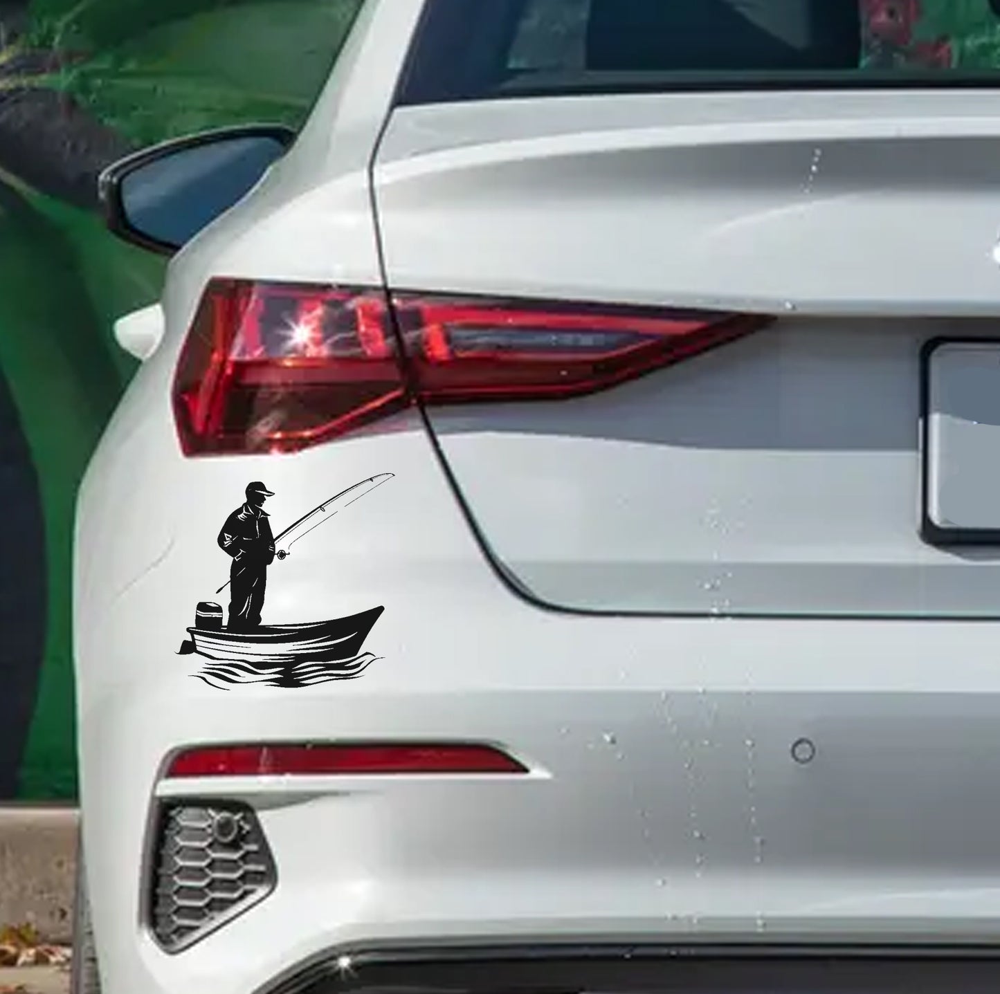 Fishing Visvang Boat Boot V6 Car Wall Decal Sticker Art South Africa