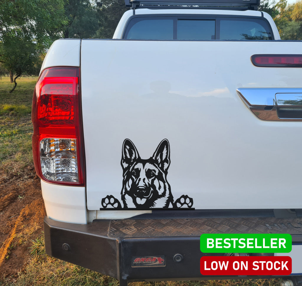 German Shepherd Alsatian Dog Hond V2 Wall Decal Sticker Art South Africa Vinyl Stickers