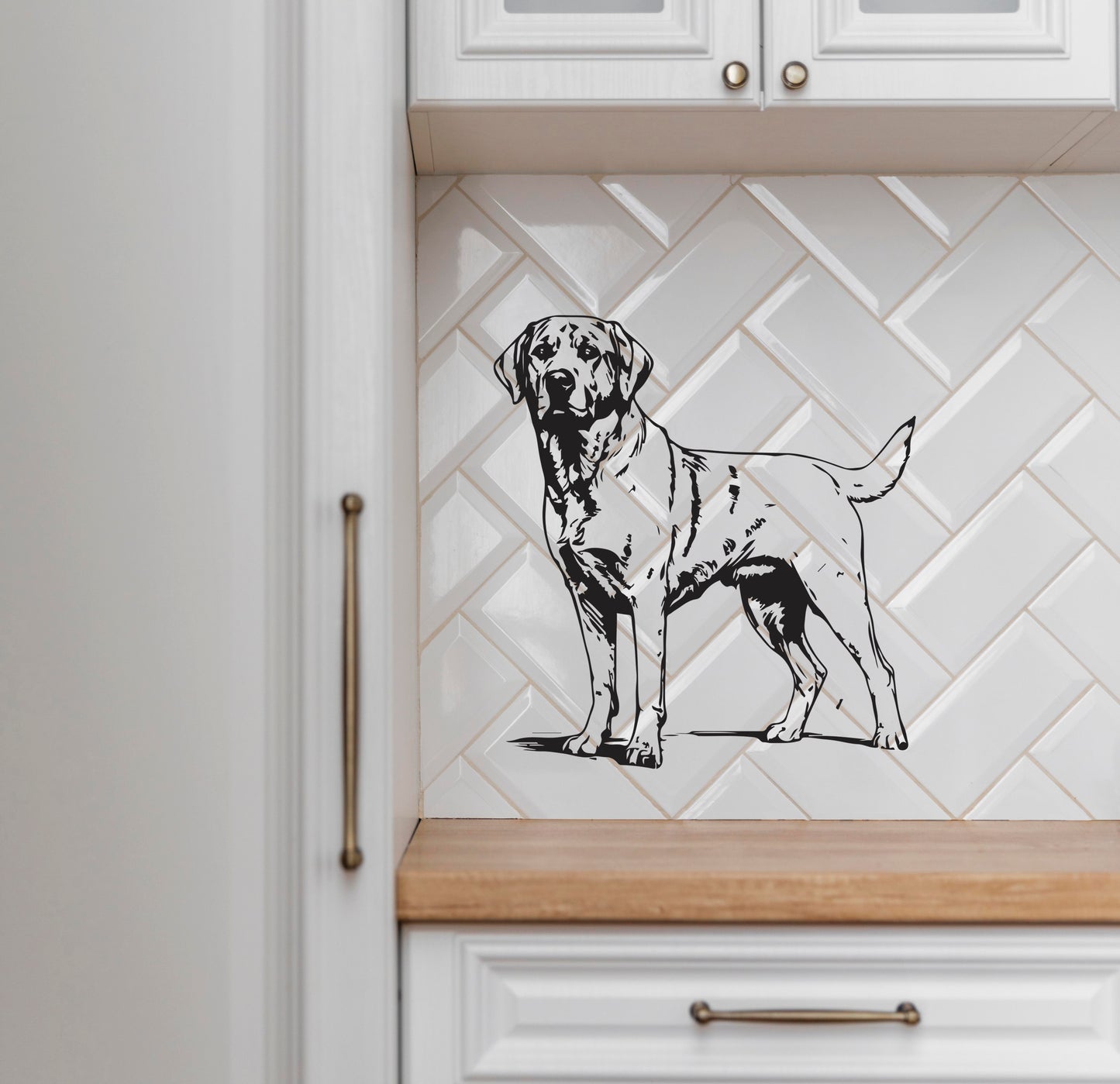 Labrador Hond V3 Dog Car Wall Decal Sticker Art South Africa