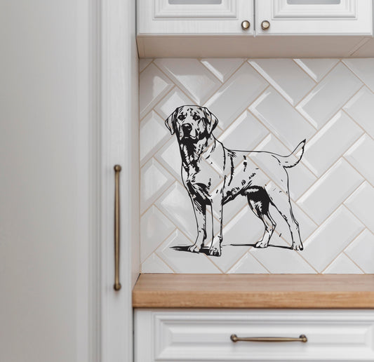 Labrador Hond V3 Dog Car Wall Decal Sticker Art South Africa