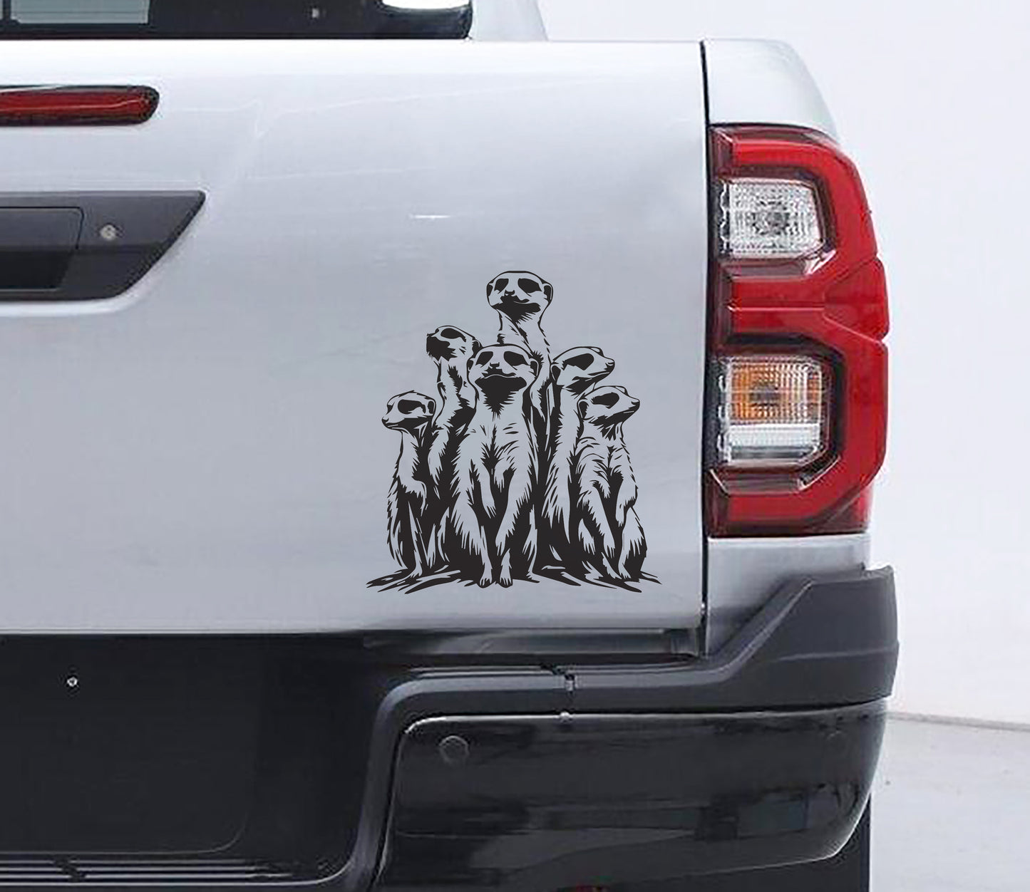 African Meerkat V1 Car Bakkie Wall Decal Sticker Art South Africa