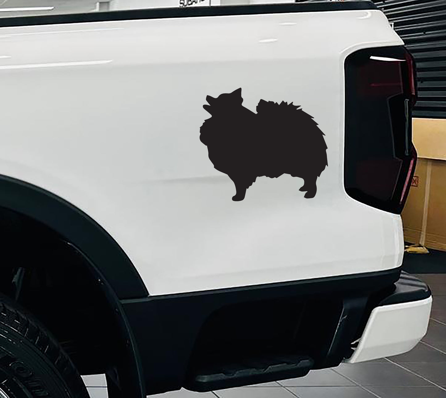 Pomeranian Pom Dog Hond V4 Car Wall Decal Sticker Art South Africa
