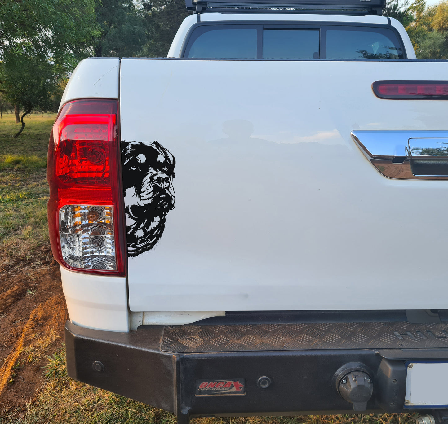 Rottweiler Hond Dog V2 Car Wall Decal Sticker Art South Africa