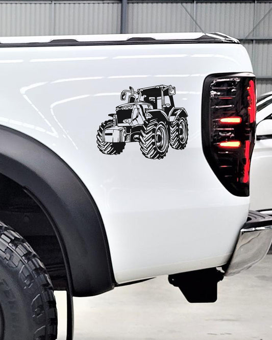 Trekker Tractor Boer Bakkie Car Vehicle Vinyl Decal Sticker Art