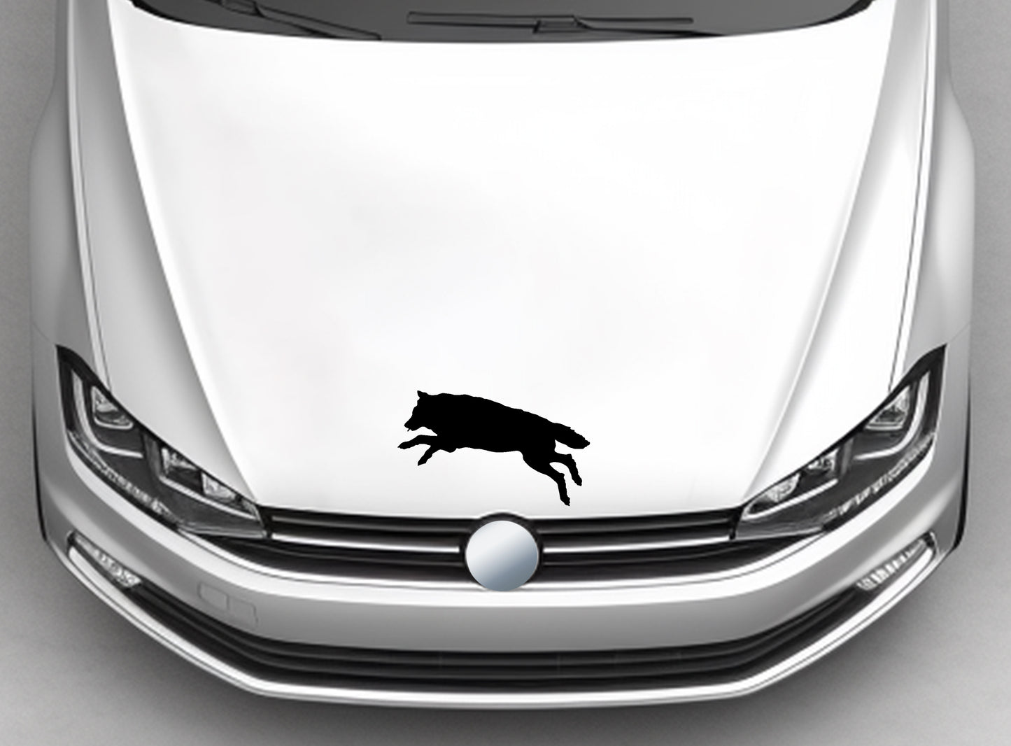 Wolf #12 VW Volkswagen Polo Vivo Accessories Decal Sticker