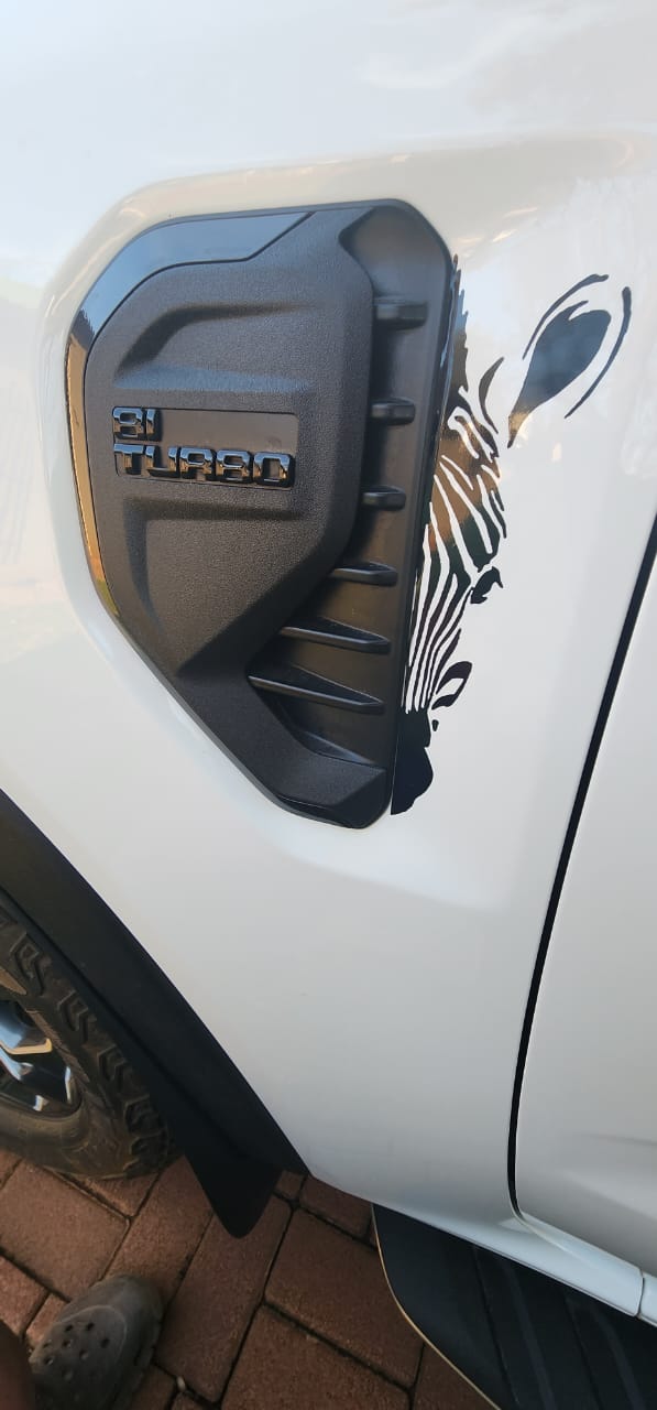 Zebra Head for Tailgate Light Bakkie Car Vinyl Decal Sticker