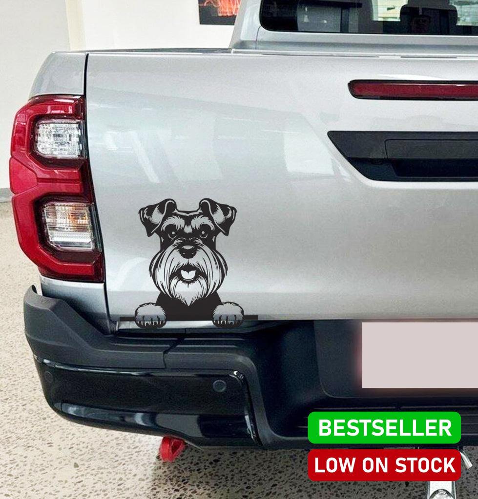 Miniature Schnauzer Dog Hond V1 Wall Decal Sticker Art South Africa Vinyl Stickers