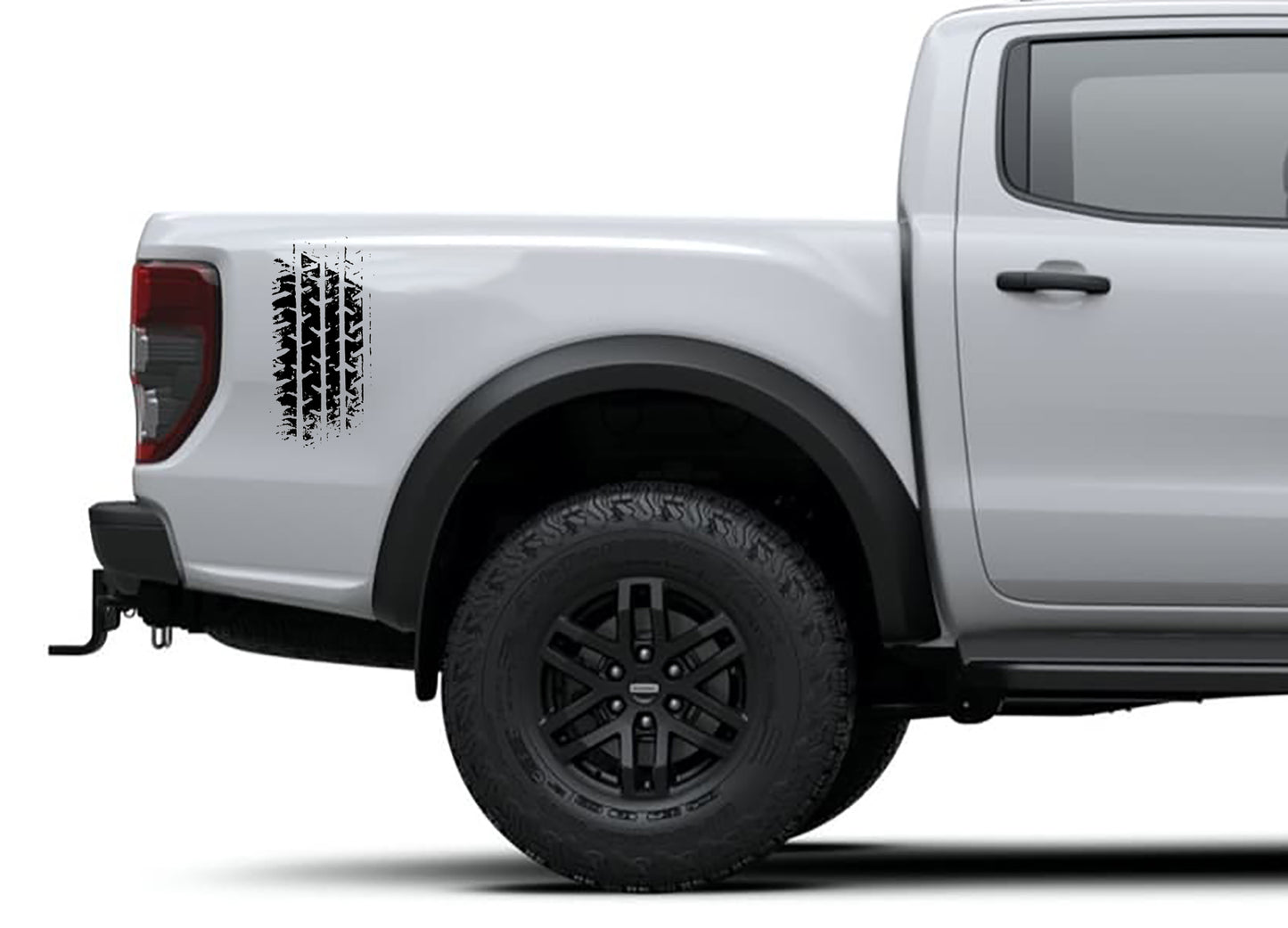 4x4 Off Road Tyre Marks Ford Ranger Bakkie Vinyl Sticker Graphics Kit SA South Africa