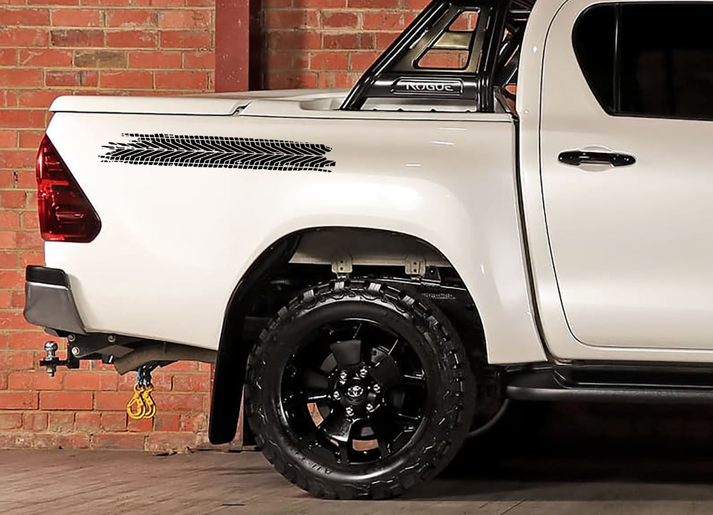 4x4 Offroad Tyre Marks Toyota Hilux Bakkie Vinyl Sticker Graphics Kit South Africa