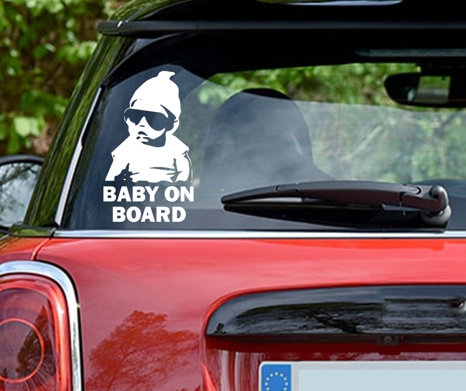 Original Baby on Board Vinyl Decal Sticker Sign SA