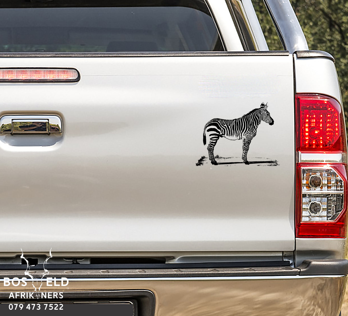 Zebra #2 Vinyl Decal Sticker