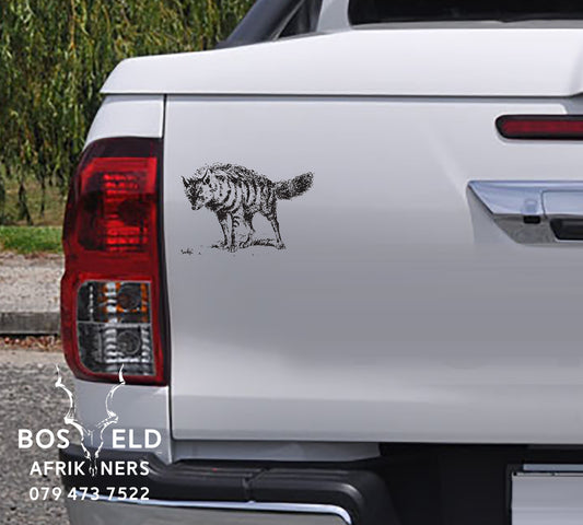 Aardwolf Vinyl Sticker Decal