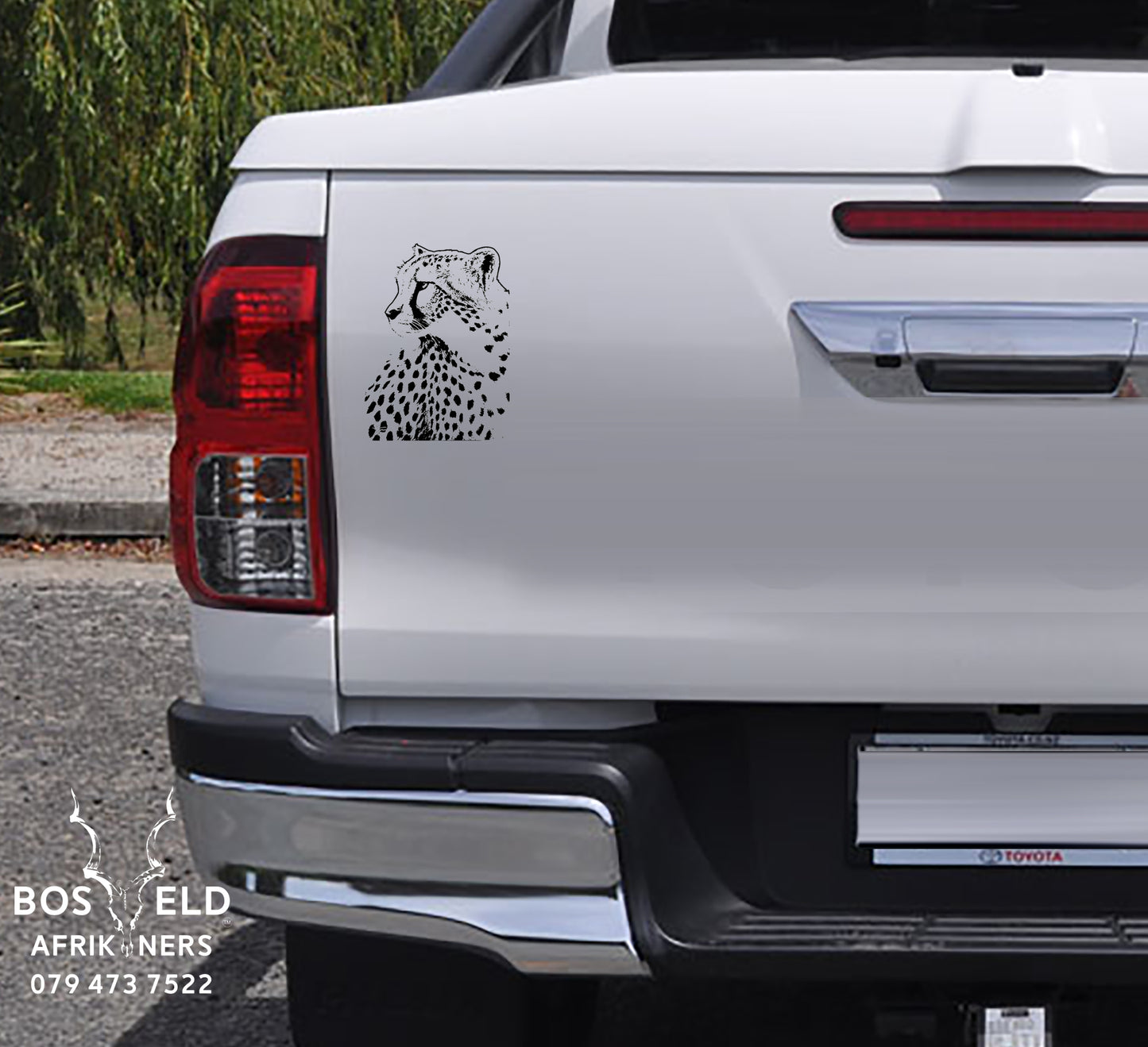 Cheetah Vinyl Decal Sticker