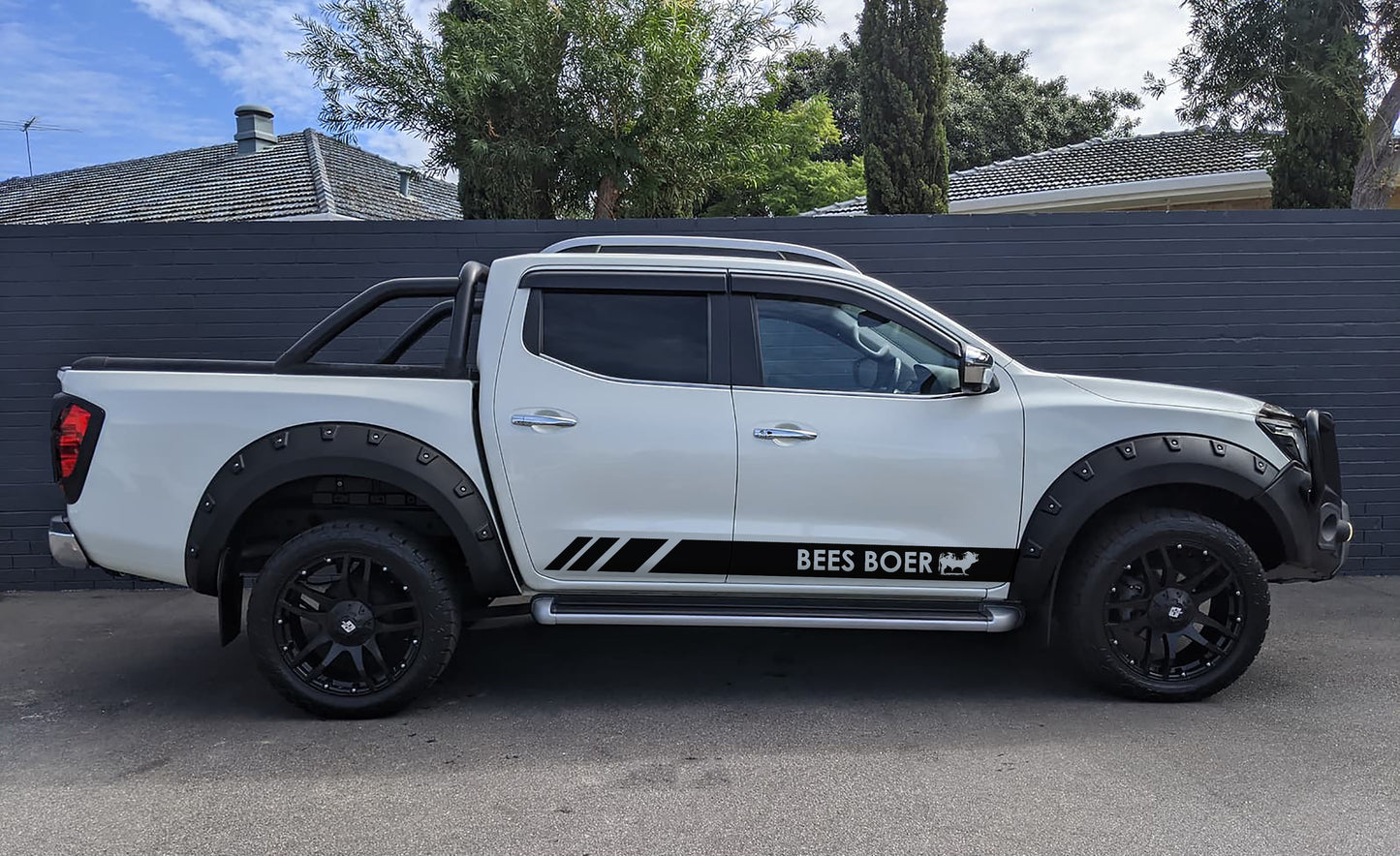Bees Boer Nissan Navara Bakkie Decal Sticker Graphics Kit SA