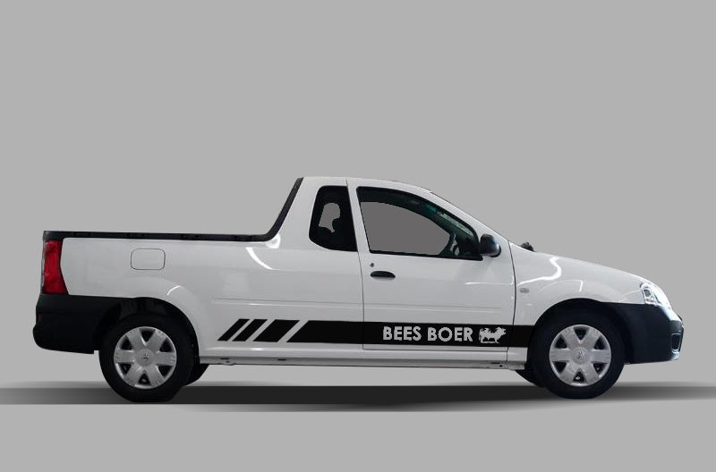 Bees Boer Nissan NP200 Bakkie Decal Sticker Graphics Kit SA South Africa