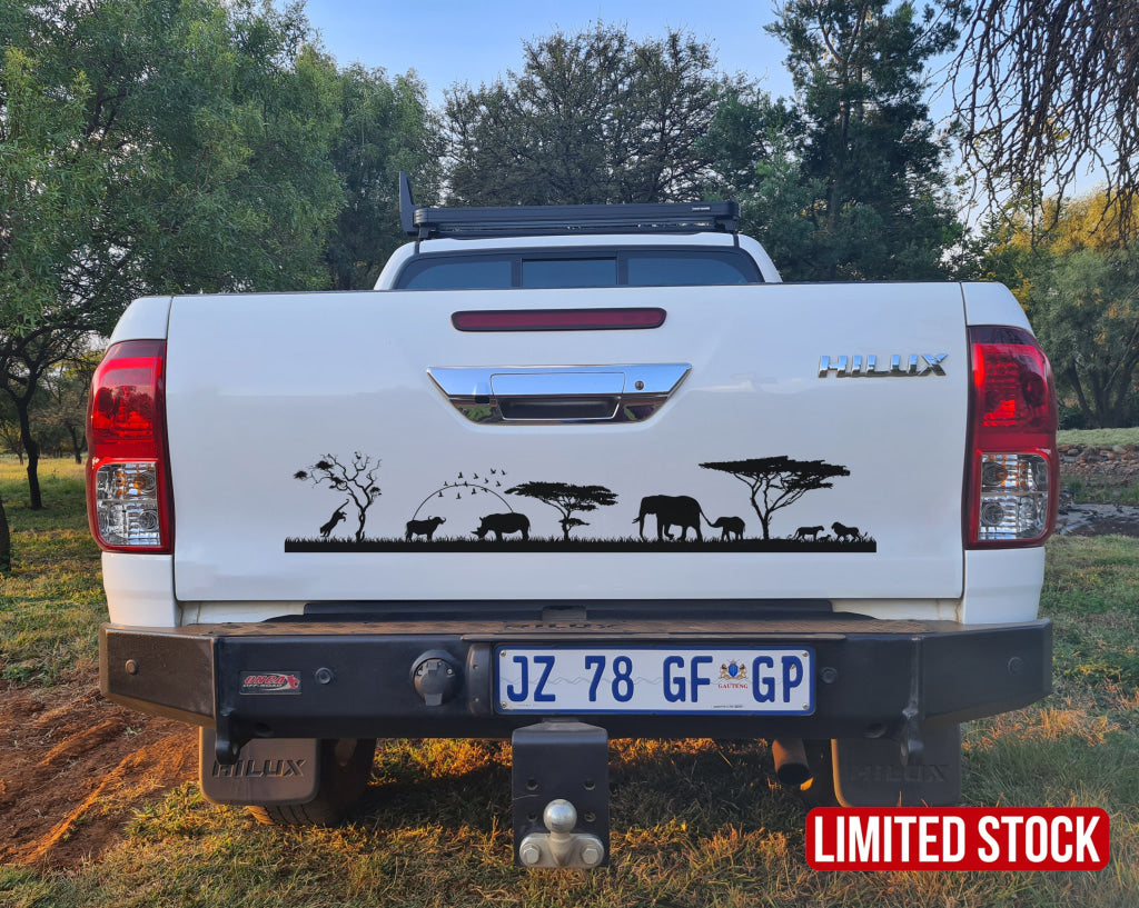 African Big 5 Landscape Vehicle Wall Vinyl Decal Sticker Art Decals