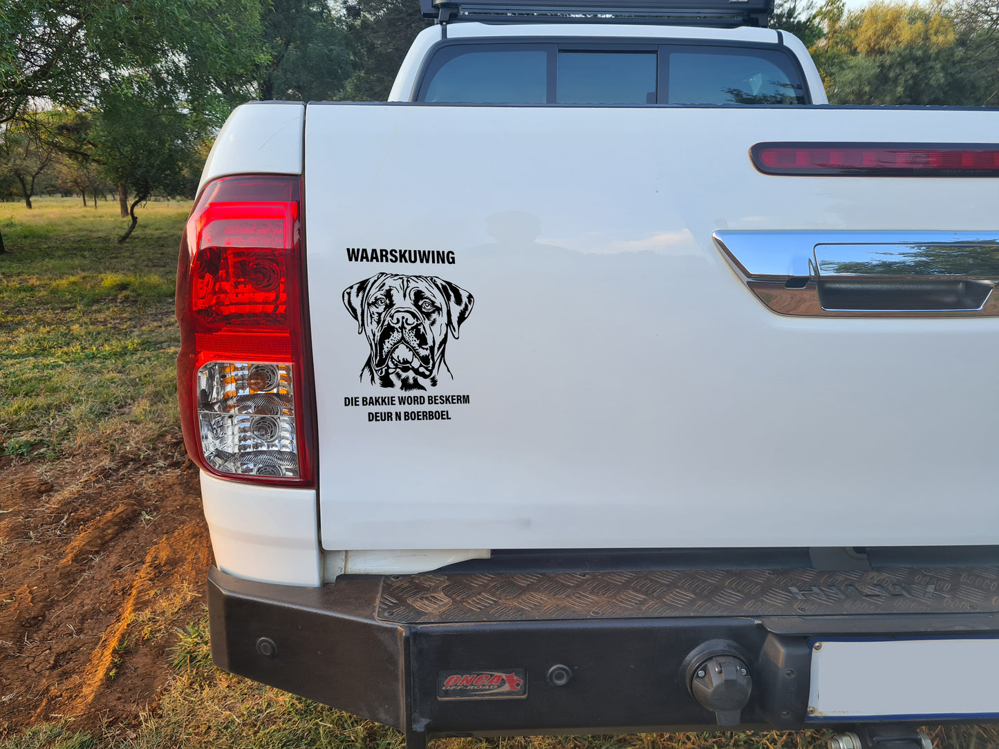 Boerboel Hond Brak Dog V4 Bakkie Car Vinyl Decal Sticker Kit