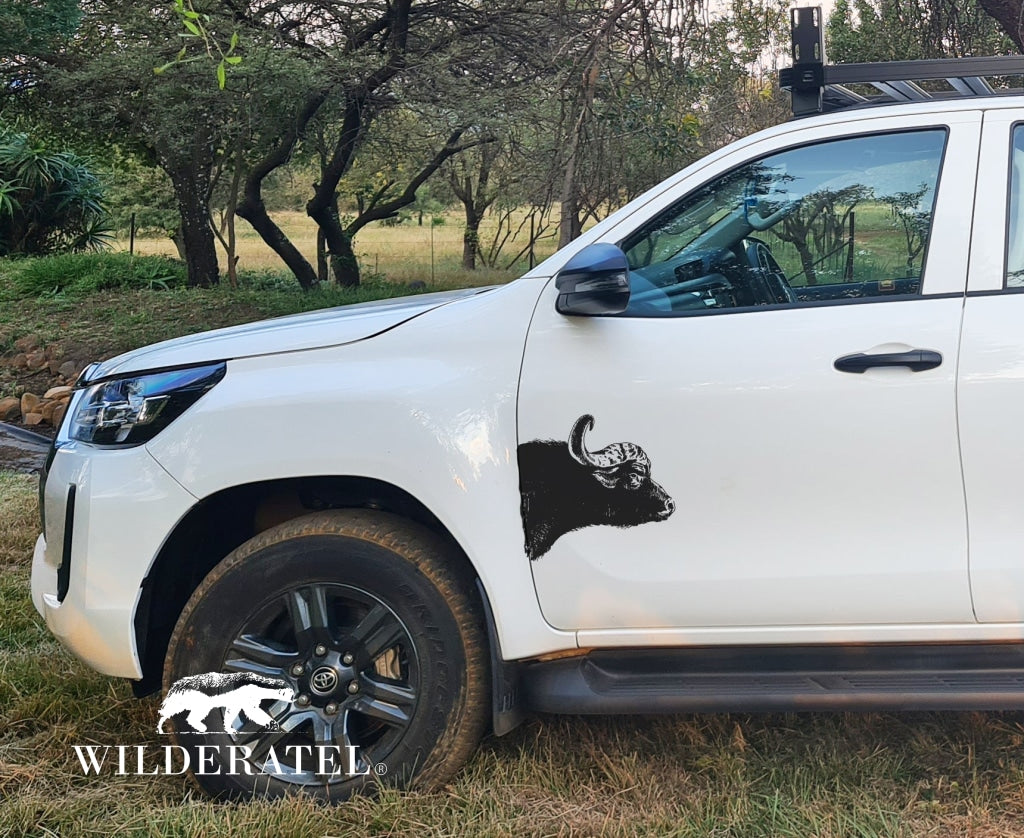 Cape Buffalo Buffel Bakkie Car Vinyl Decal Sticker SA