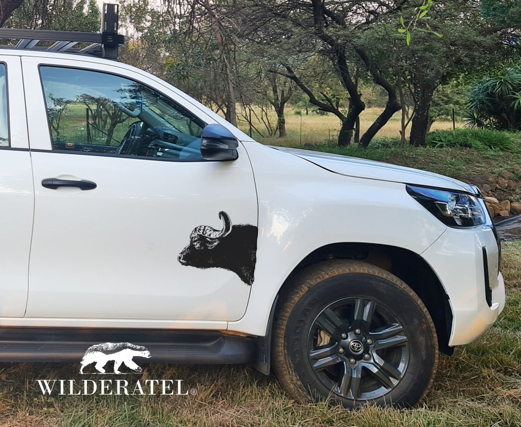 Cape Buffalo Buffel Bakkie Car Vinyl Decal Sticker SA