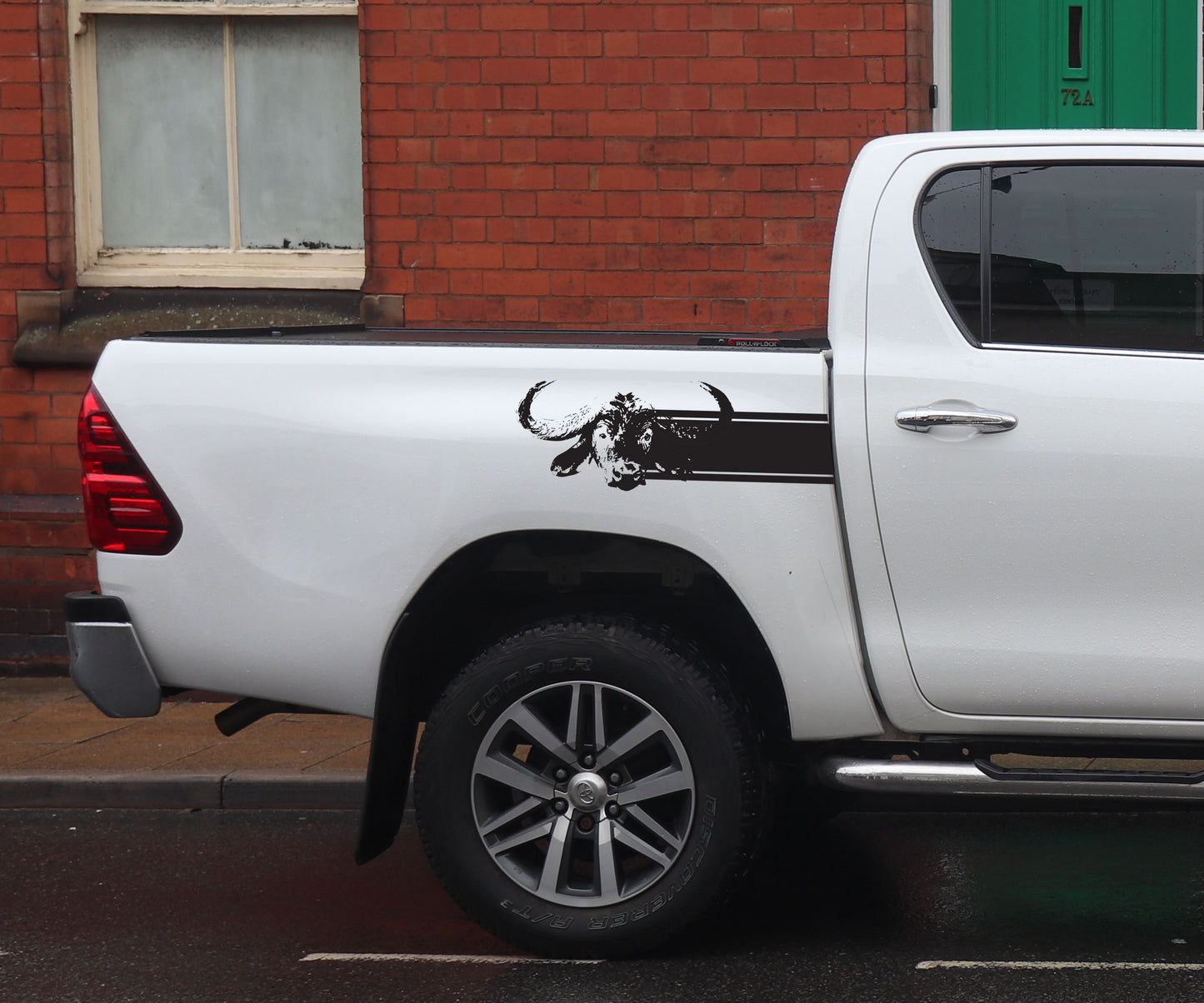 African Cape Buffalo Bakkie Vinyl Decal Sticker Kit SA South Africa