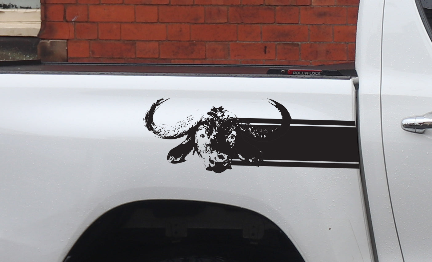 African Cape Buffalo Bakkie Vinyl Decal Sticker Kit SA South Africa