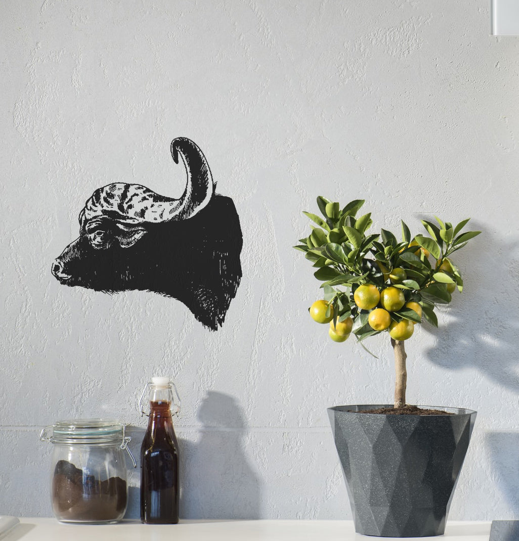 Cape Buffalo Buffel Bakkie Car Vinyl Decal Sticker SA