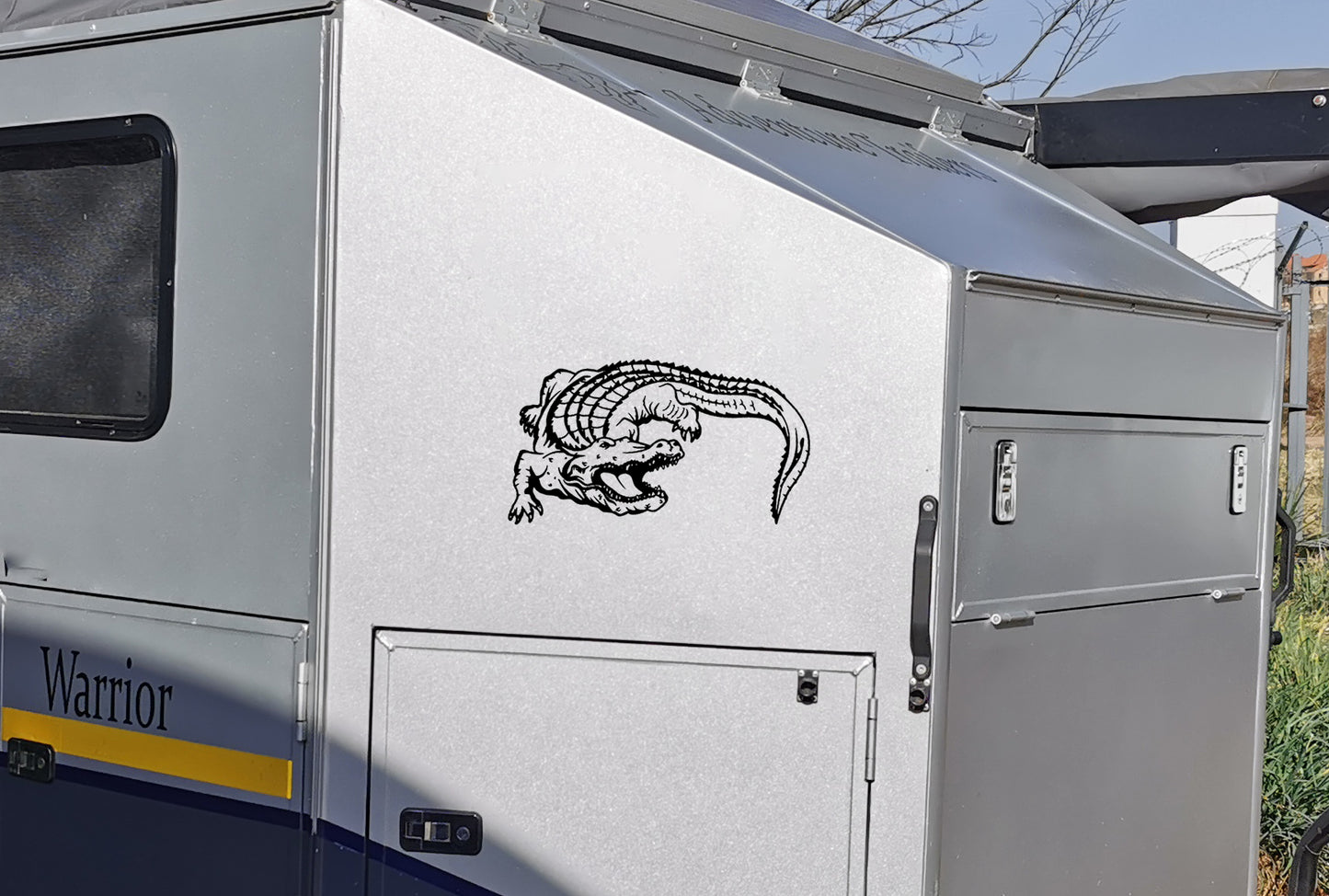 African Crocodile Krokedil Bakkie Car Vinyl Decal Sticker Kit SA
