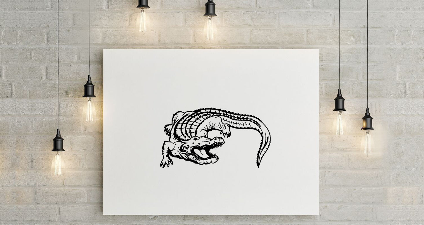 African Crocodile Krokedil Bakkie Car Vinyl Decal Sticker Kit SA