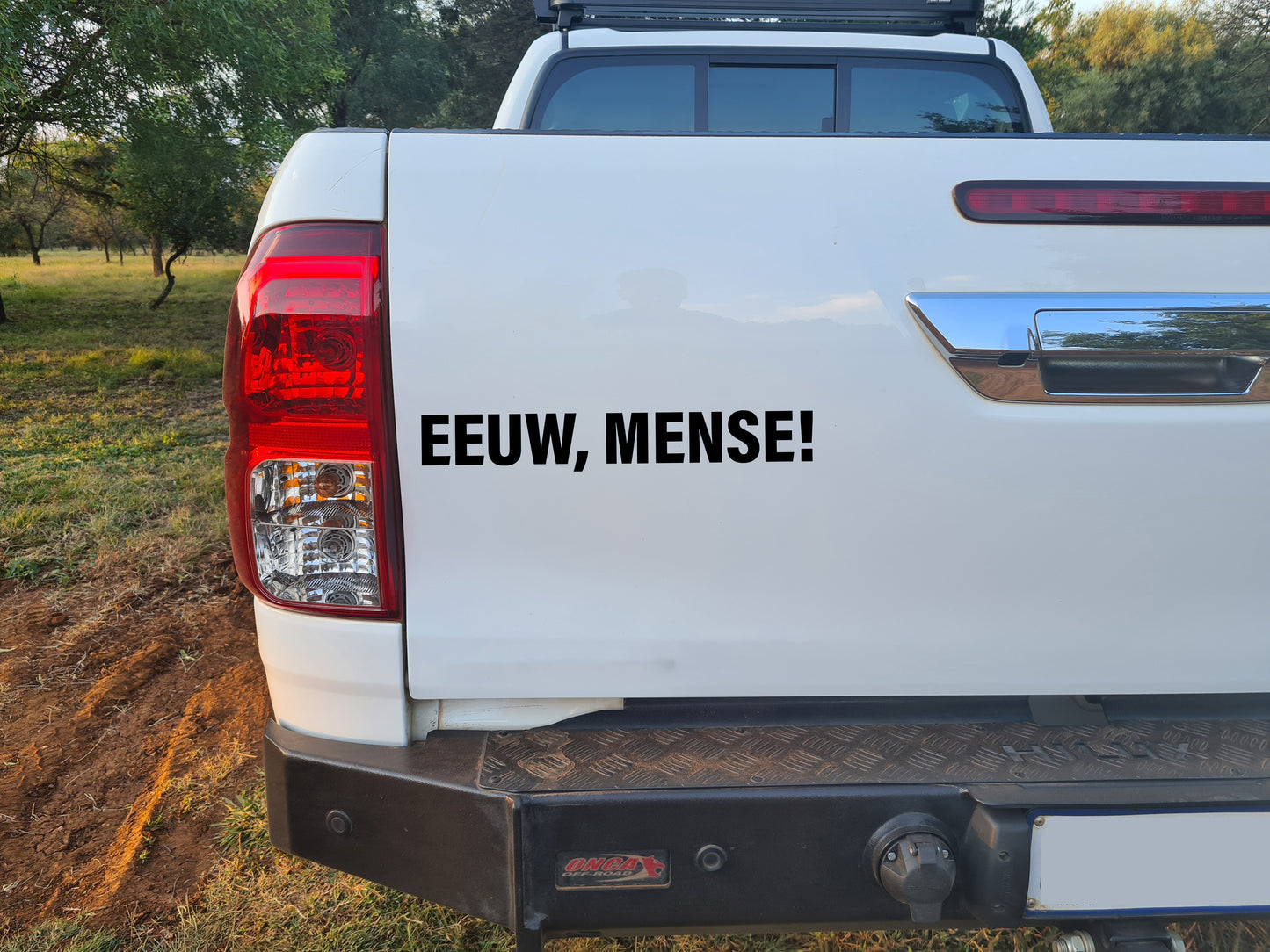 Eeuw Mense Afrikaanse Geskenk Grap Vinyl Decal Sticker Plakker