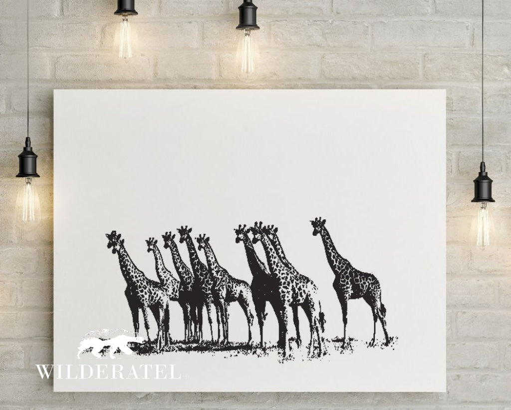 Tower of Giraffes Kameelperde Bakkie Car Vinyl Decal Sticker Art
