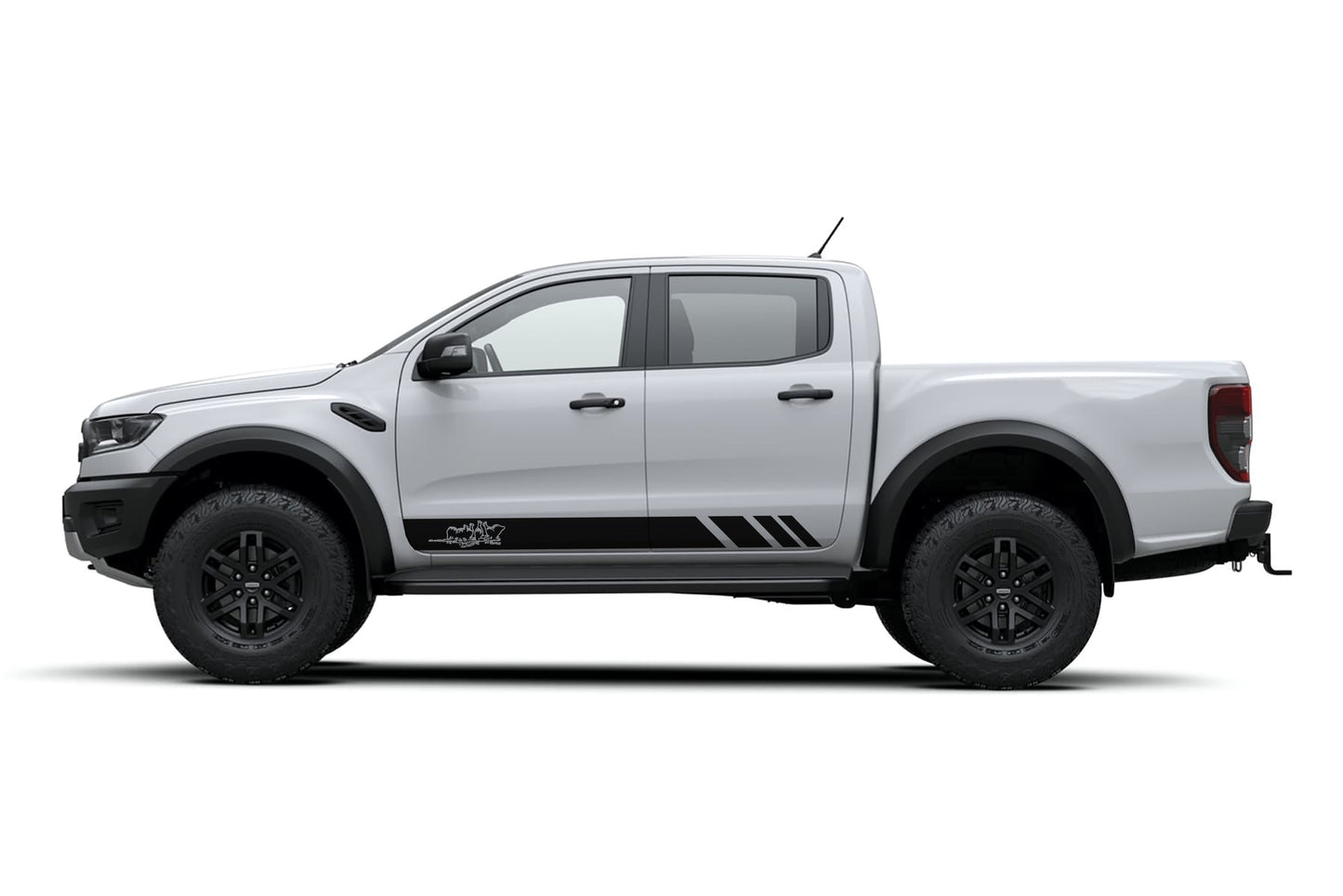 Tarentaal Guineafowls Ford Ranger Bakkie Vinyl Decal Sticker Kit SA