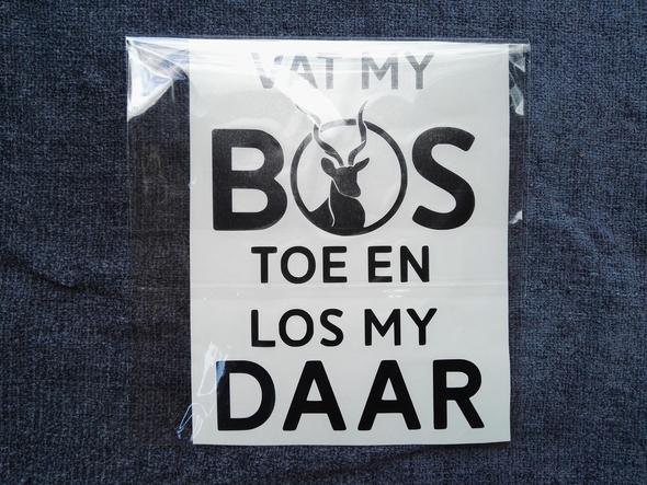 Vat My Bos Toe En Los My Daar Kudu Kop Bakkie Car Vinyl Decal Sticker