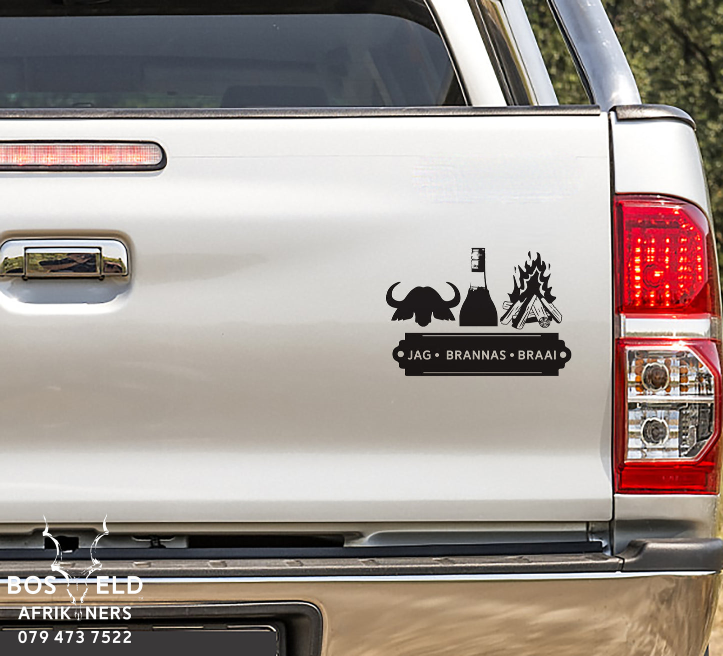 Jag - Brannas - Brandewyn - Braai Vinyl Decal Sticker