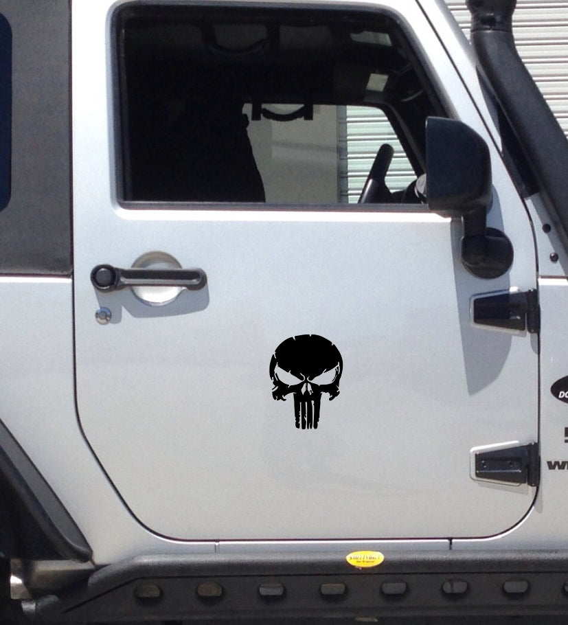 Jeep Punisher Vinyl Decal Sticker
