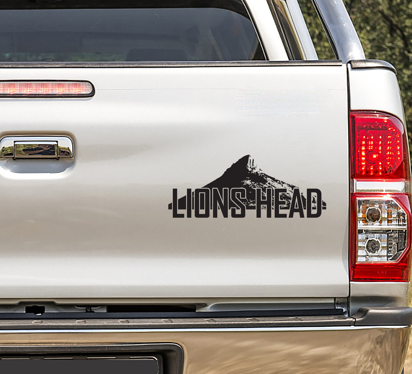 Lions Head Bakkie, Wall, Kitchen, Lounge, Bathroom Cape Town Western Cape Vinyl Decal Sticker Decor