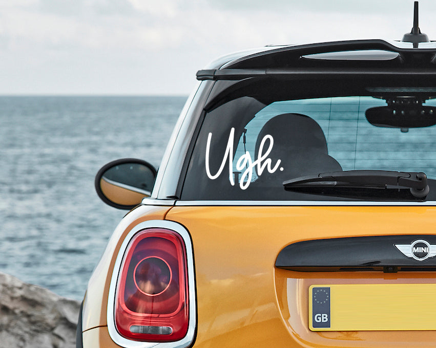 Ugh Afrikaanse Geskenk Grap Vinyl Decal Sticker Plakker