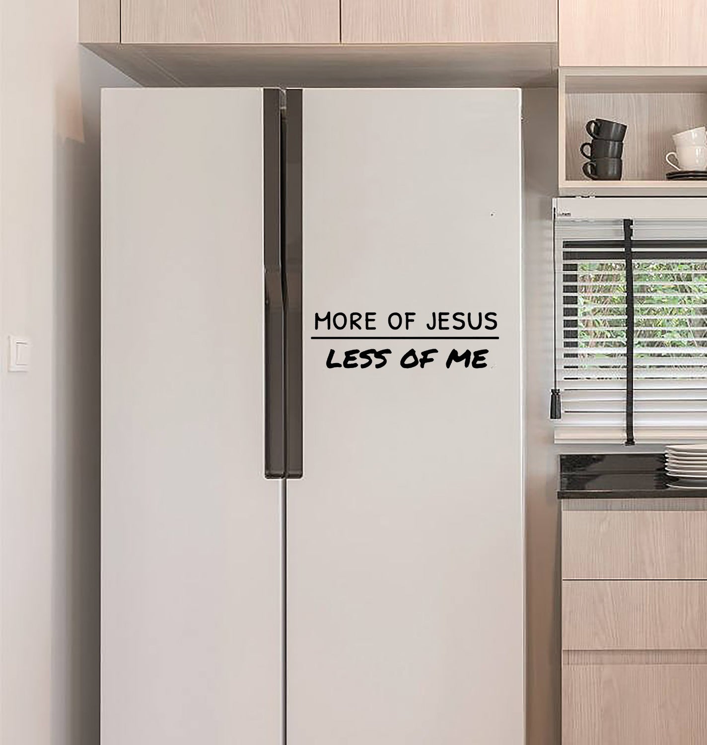 More of Jesus Christian Quote Bible Verse Scripture Wall Decal Art