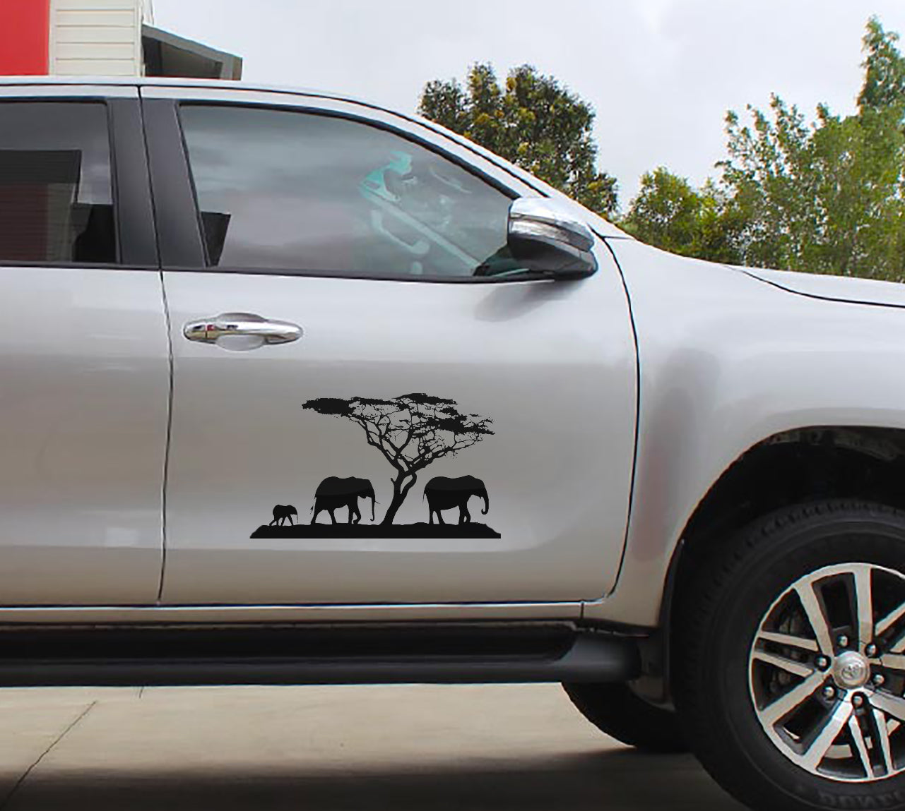 Olifant Elephant African Wildlife Safari Vinyl Decal Sticker