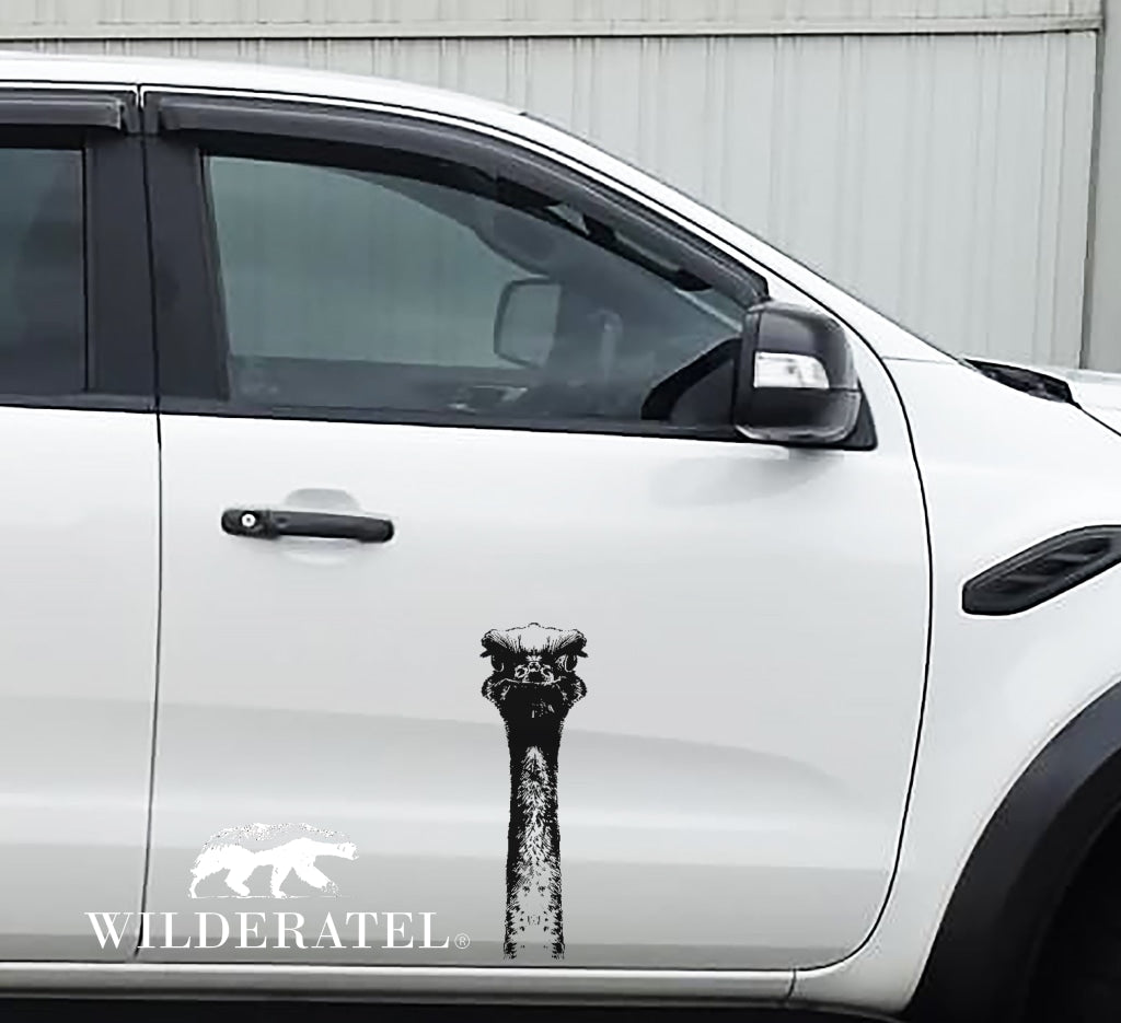 Volstruis Ostrich Bakkie Vehicle Vinyl Decal Sticker Kit