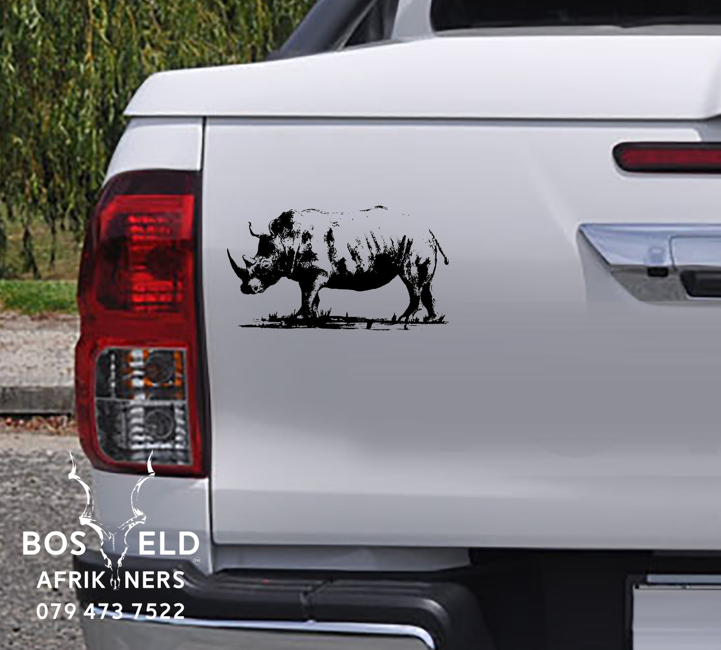Renoster Rhino Body Vinyl Decal Sticker