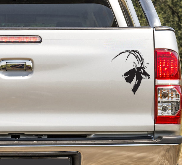 Sable Head Vinyl Decals Stickers